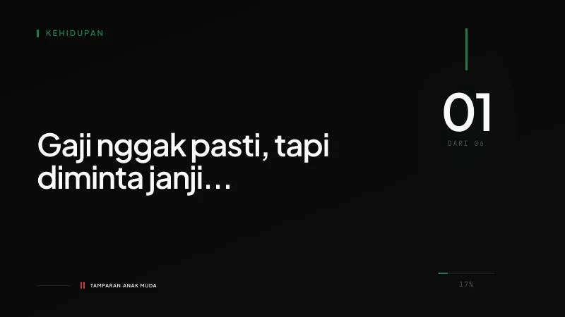 Situationship: Bukan Takut Komitmen, Gaji yang Tidak Pasti