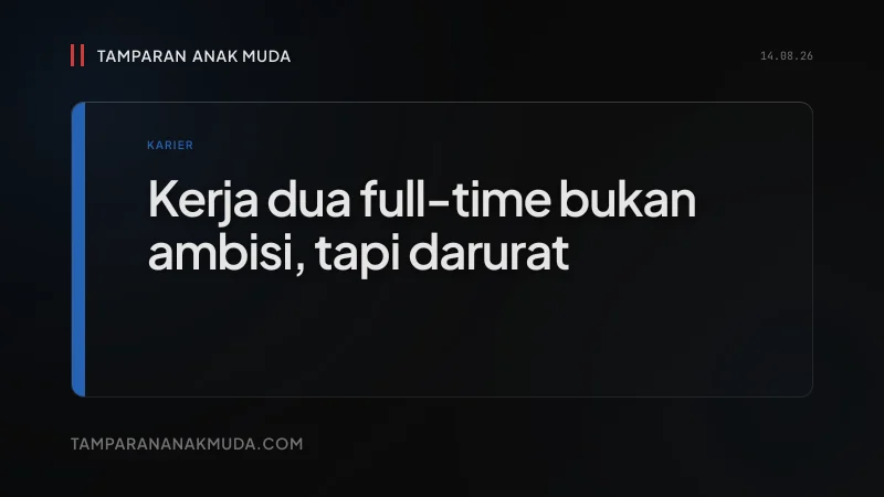 Overemployment: Kerja 2 Full-Time Bukan Ambisi, Satu Gaji Tidak Cukup
