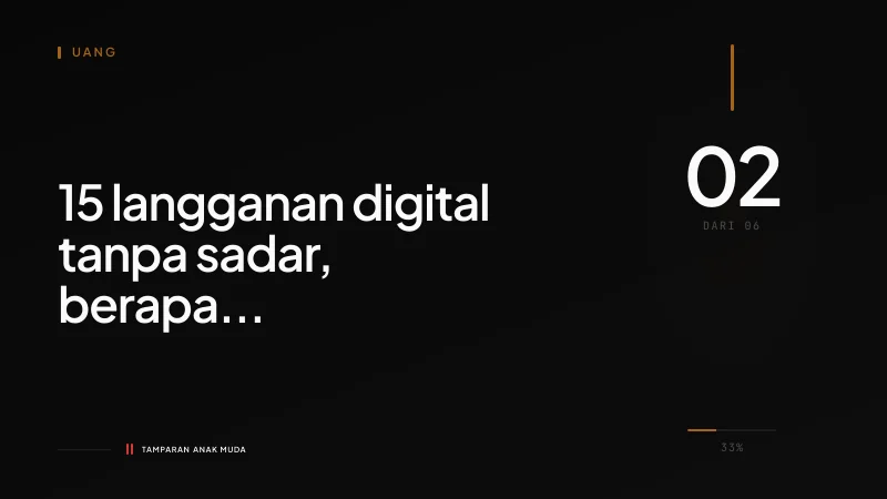 Langganan Tak Kasat Mata: Kamu Menyewa Hidupmu Setiap Bulan Tanpa Sadar