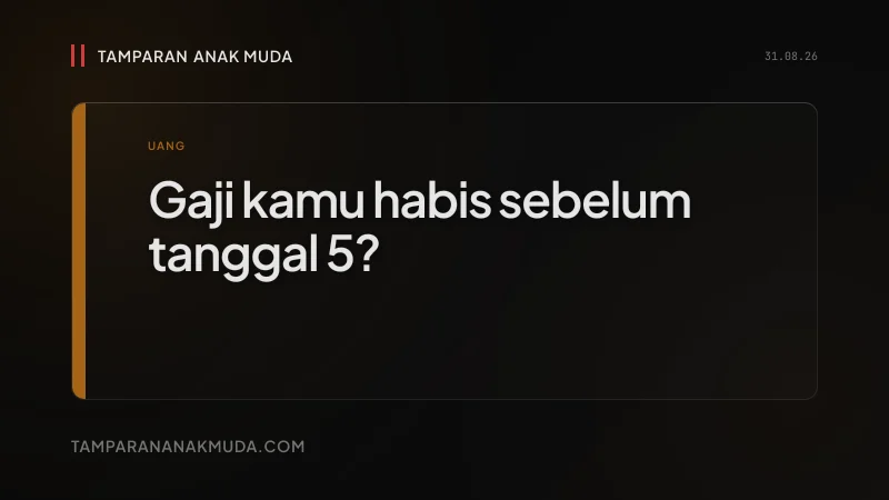 Sandwich Generation Gen Z: Bukan Boros, Gaji yang Dibagi untuk Orang Tua