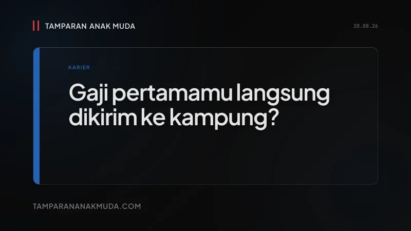 Sandwich Generation Gen Z: Bukan Tidak Ambisius, Gaji yang Langsung Dikirim ke Kampung