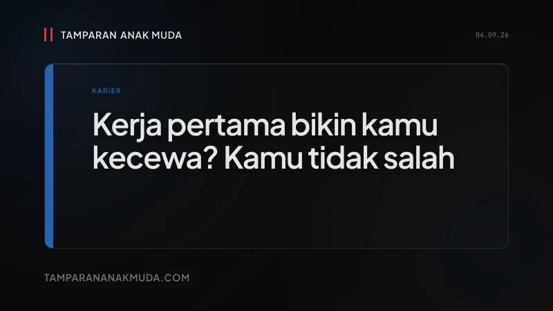 Shift Shock Gen Z: Bukan Ekspektasi Tinggi, Realitas Kerja yang Tidak Sesuai