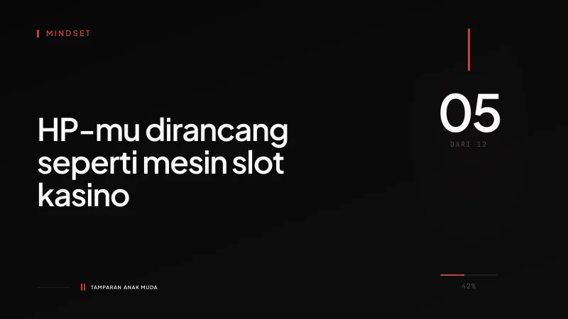 Dopamin Loop: Media Sosial Dirancang seperti Mesin Slot Kasino