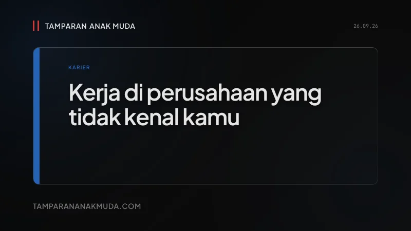 Outsourcing Bukan Karier, Kamu Bisa Diganti Besok