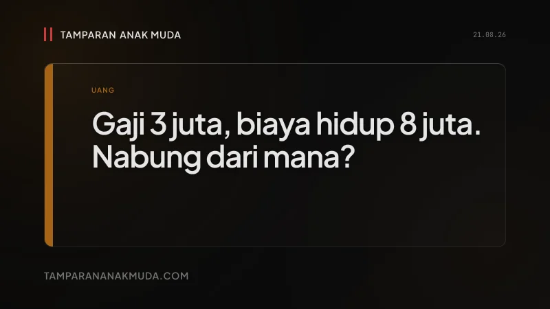 47% Gen Z Hidup Gaji ke Gaji: Bukan Tidak Bisa Nabung, Tidak Ada Sisa untuk Nabung