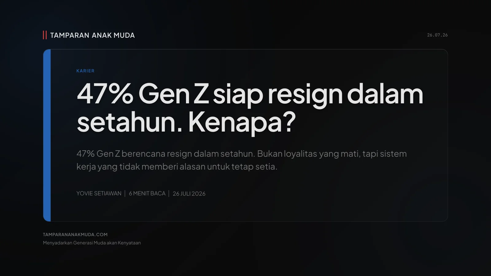 96% Terbuka Pindah: Bukan Loyalitas yang Mati, Sistemnya