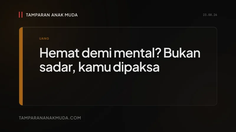 Conscious Consumption Bukan Kesadaran, Keharusan Ekonomi yang Dikemas sebagai Pilihan