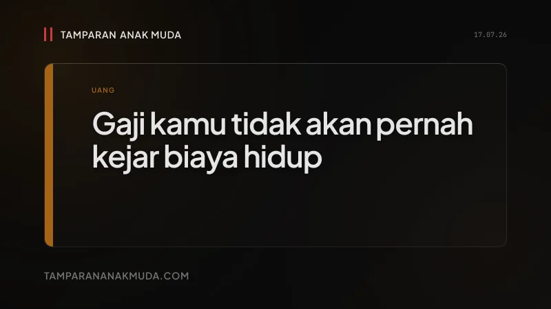 Generasi Nanti Dulu: Bukan Malas, Gaji Nggak Mau Tumbuh