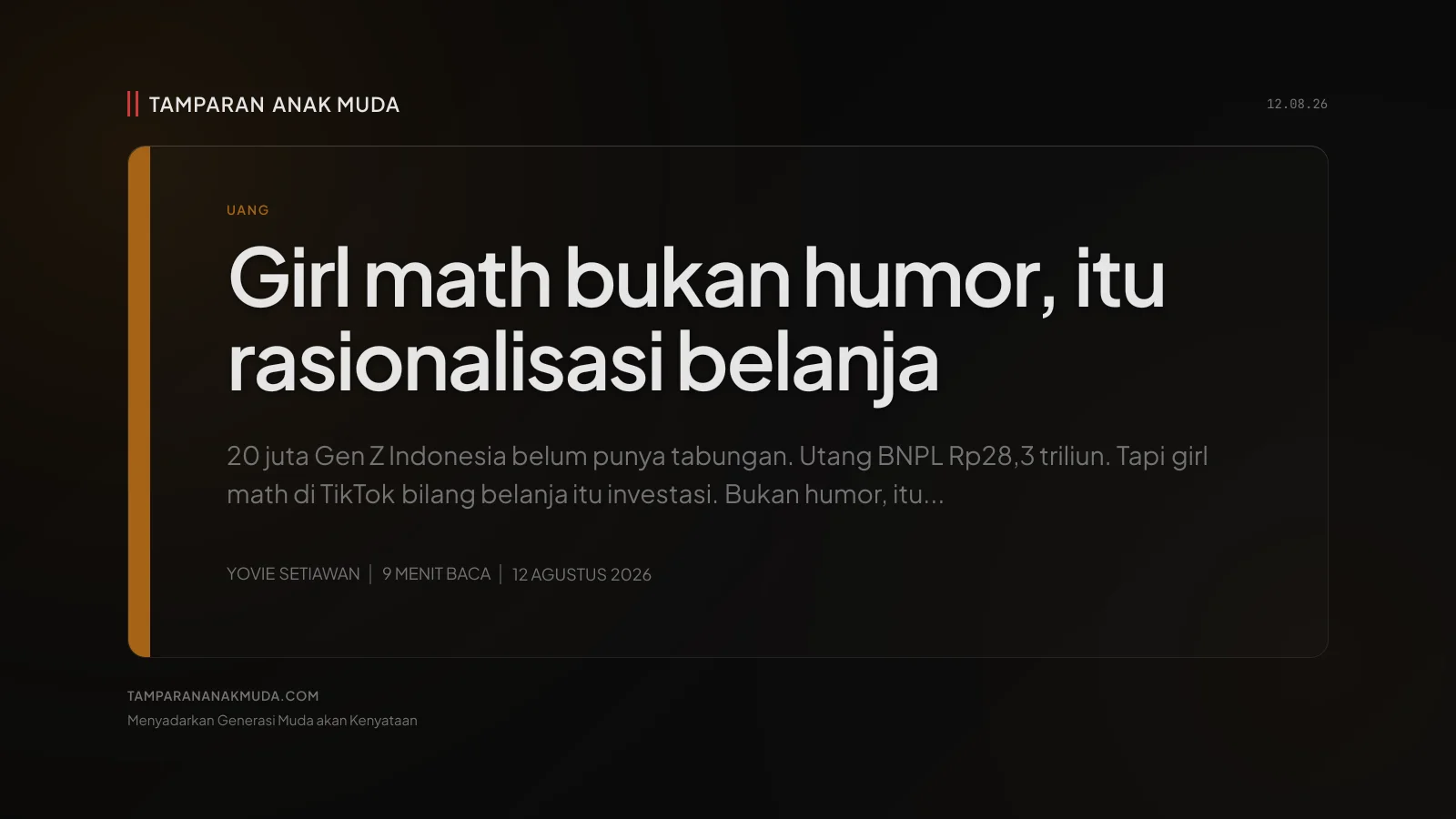 Girl Math Bukan Joke, Rasionalisasi Belanja Saat Nabung Tak Masuk Akal