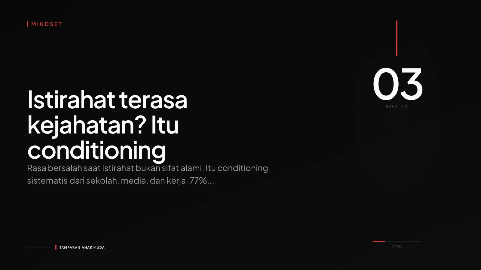 Toxic Productivity: Rasa Bersalah saat Istirahat Bukan Sifat Alami, Tapi Conditioning