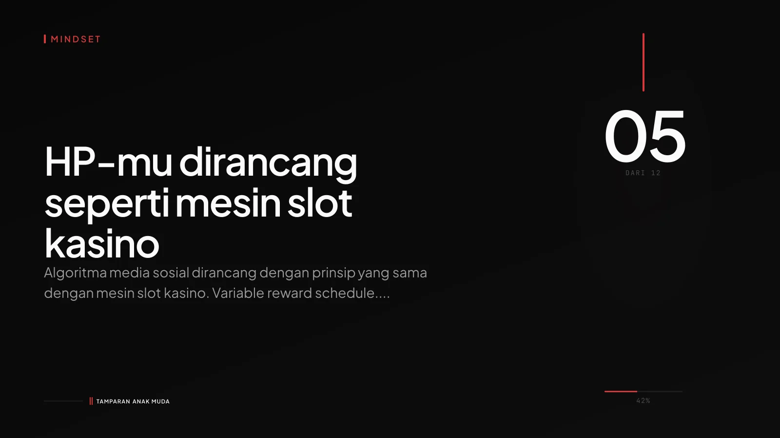 Dopamin Loop: Media Sosial Dirancang seperti Mesin Slot Kasino