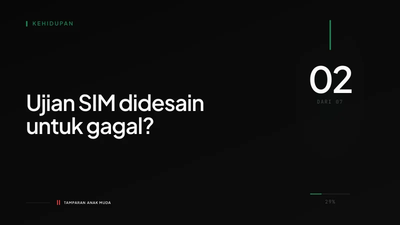 SIM Lebih Sulit dari Ujian Masuk Universitas: Sistem yang Bikin Gen Z Pakai Calo