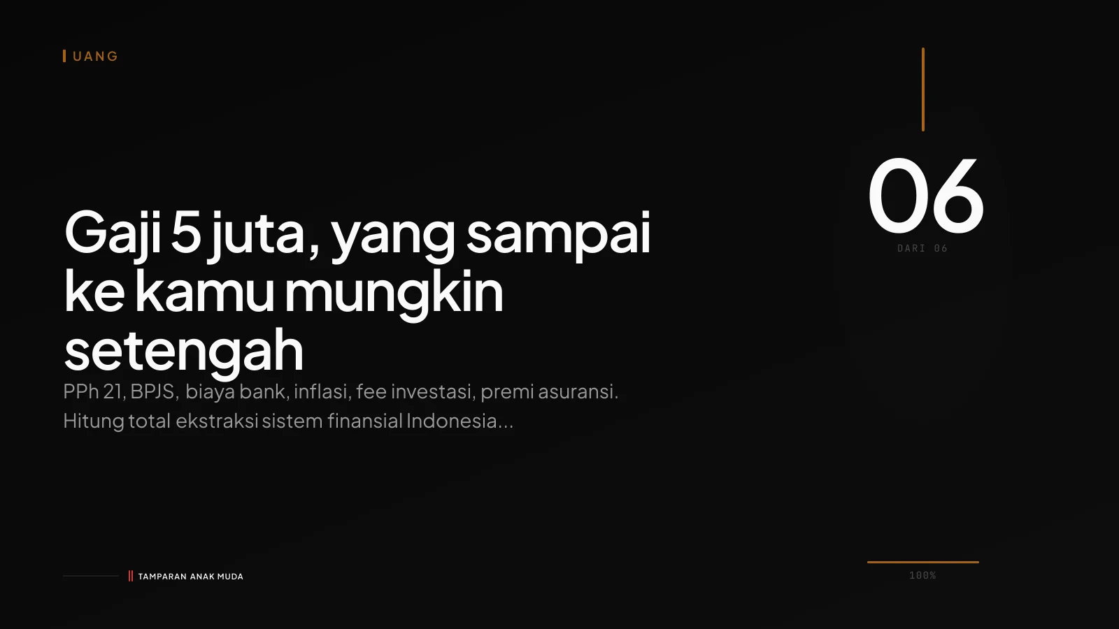 Sintesis: Berapa Persen Gajimu yang Sebenarnya Milikmu?