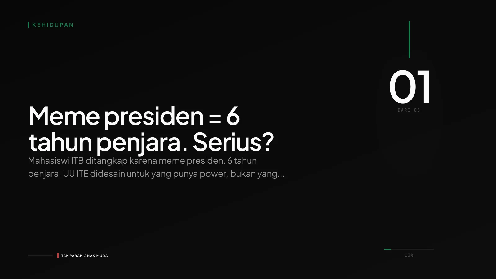 UU ITE: Hukum untuk yang Bicara, Bukan untuk yang Sakit