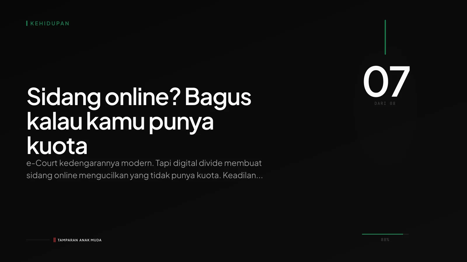Peradilan Digital: Sidang Online yang Tidak Adil