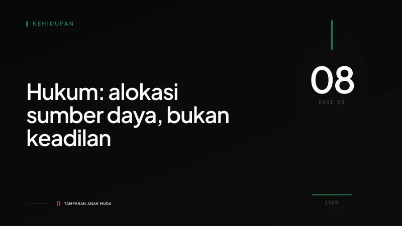 Sintesis: Keadilan untuk Siapa?