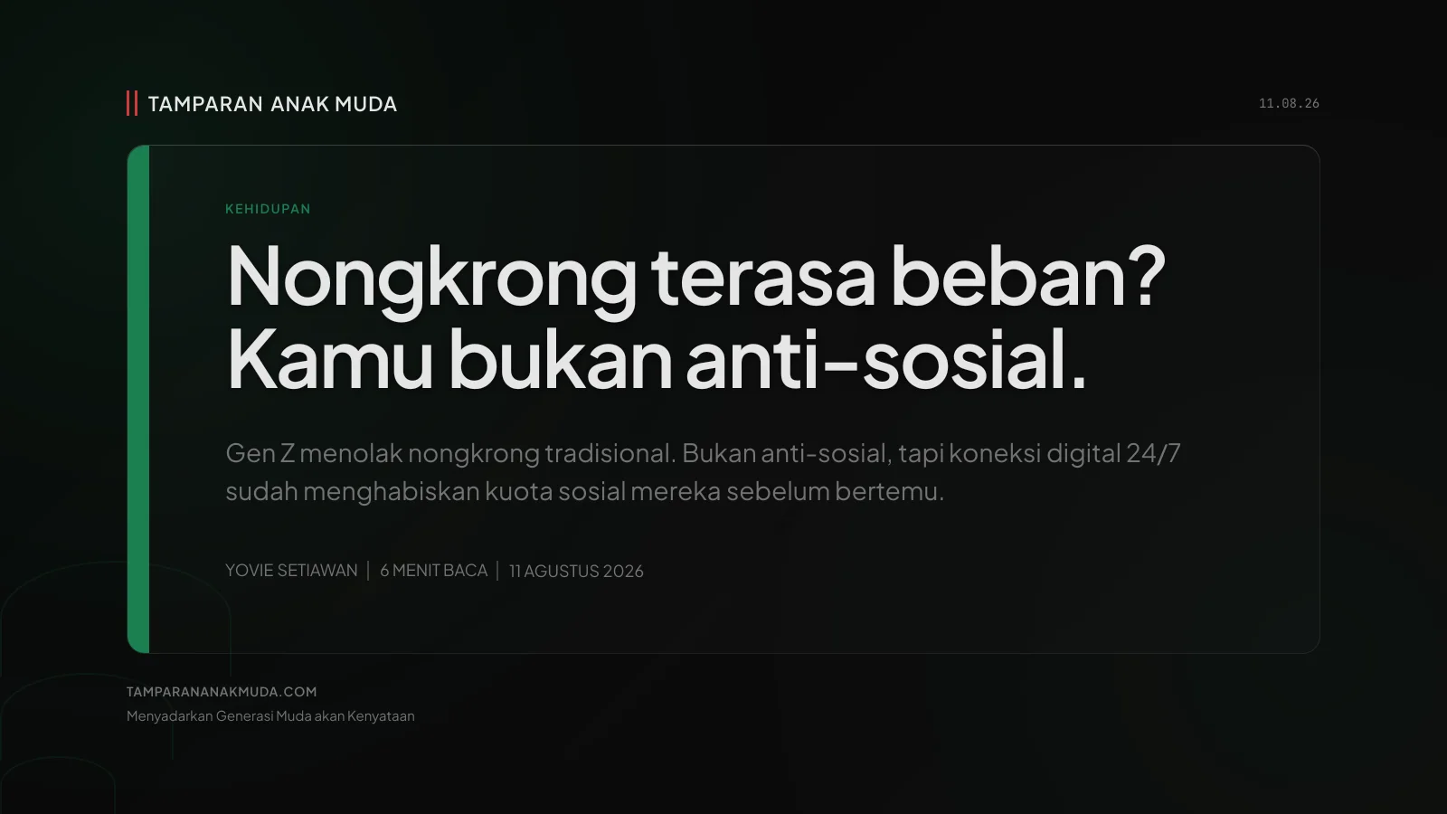 Soft Socializing Bukan Anti-Sosial, Koneksi Digital yang Bikin Tatap Muka Jadi Beban